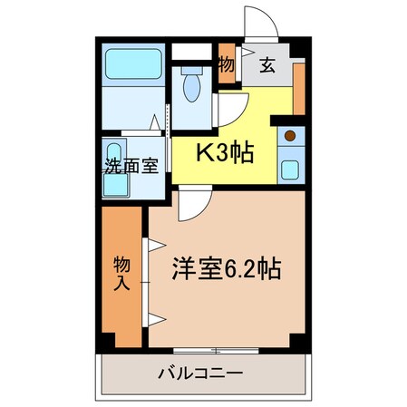 ヴィラ　ナカヤマの物件間取画像